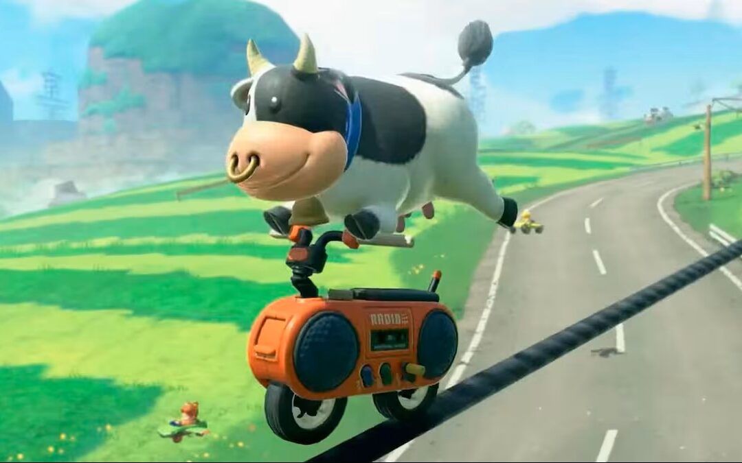 PETA arremete contra Nintendo por el diseño del personaje de la vaca en ‘Mario Kart World’