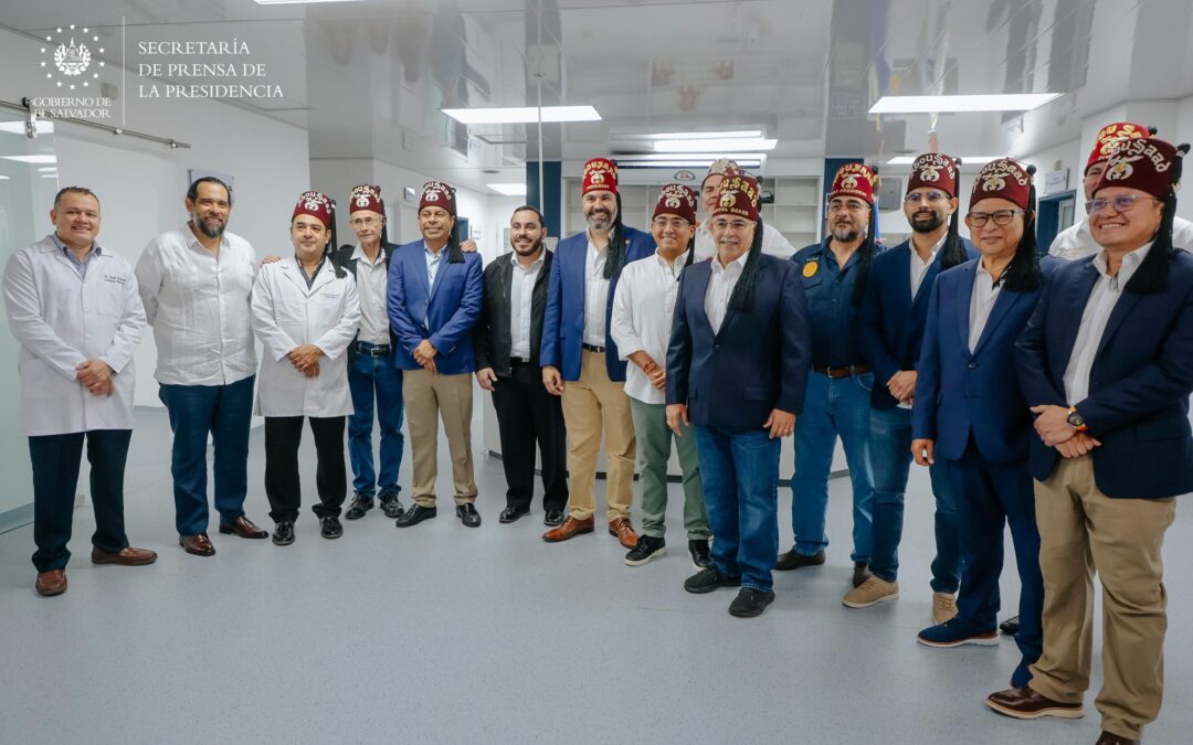 Ministerio de Salud y Club Shriner El Salvador inauguran el área de ortopedia del Hospital Nacional de Niños Benjamín Bloom