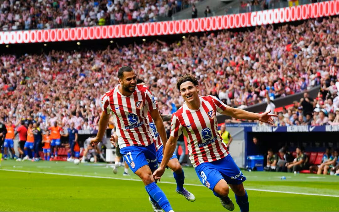 Con un doblete de Julián Álvarez, el Atlético Madrid goleó 5-2 al Real Madrid
