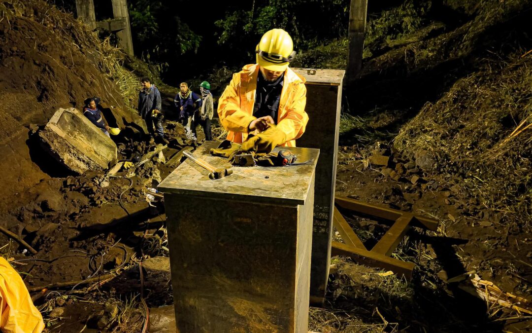 Continúan los trabajos para reparar tubería y estructura del Sistema Zona Norte
