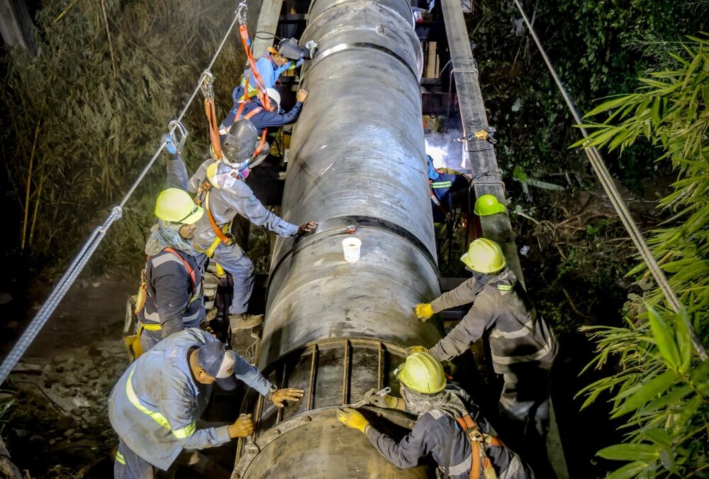 ANDA concluye la reparación de tubería del Sistema Zona Norte