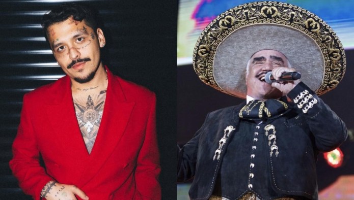 ¿Se viene una colaboración entre Christian Nodal y Vicente Fernández?