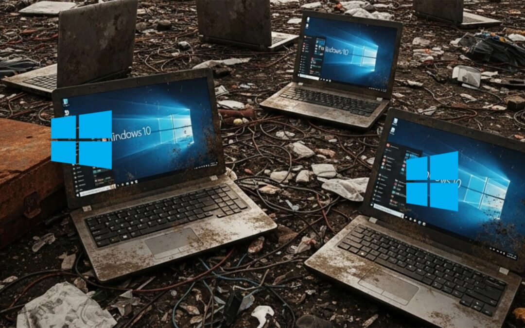 El retiro de Windows 10 amenaza con una ola de basura electrónica