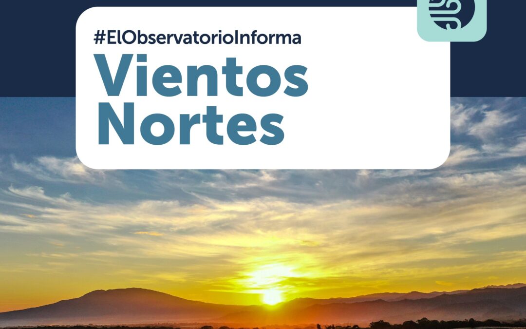 Medio Ambiente advierte el ingreso de vientos del norte al país