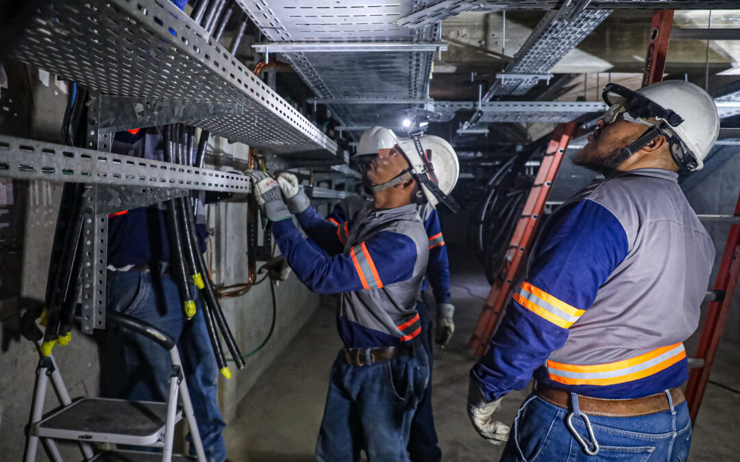 Avanza el fortalecimiento eléctrico en la Estación de Bombeo 3 del sistema Torogoz