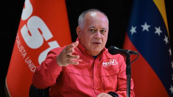 El ministro de Interior de Venezuela, Diosdado Cabello, niega negociación para un cambio