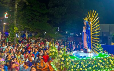 Celebración en honor a la Virgen de Guadalupe reúne a devotos en Antiguo Cuscatlán