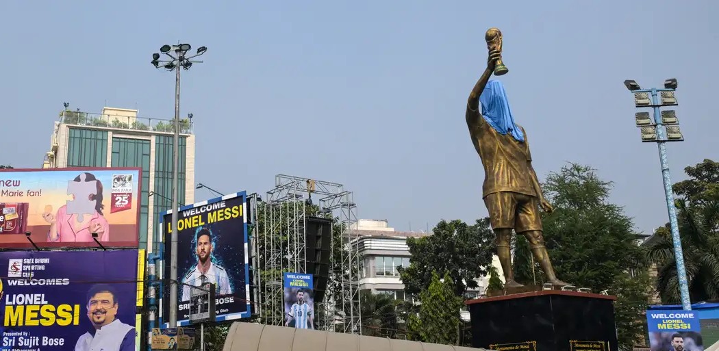 Messi inaugurará estatua de 21 metros de sí mismo en India