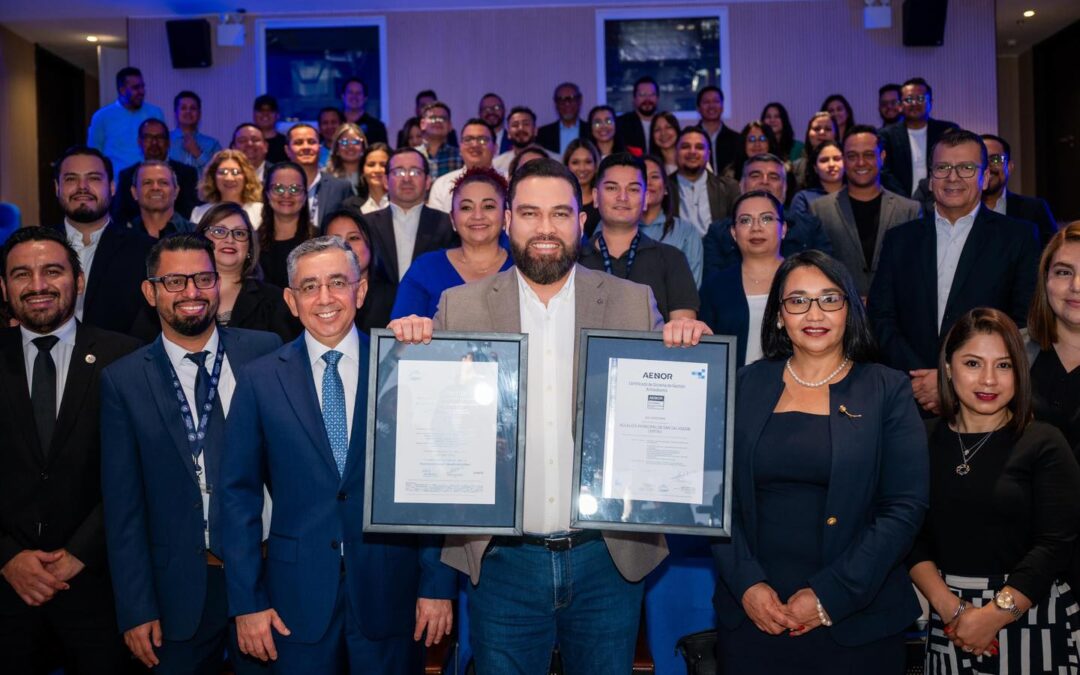 San Salvador Centro obtiene la certificación de la norma ISO 37001 de gestión antisoborno