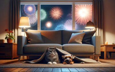 Qué hacer para que tu perro o gato no sufra con la pirotecnia en Año Nuevo