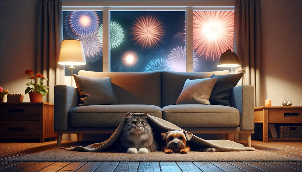 Qué hacer para que tu perro o gato no sufra con la pirotecnia en Año Nuevo