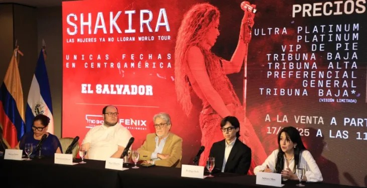 Shakira pone a El Salvador en el mapa: conciertos que activarán turismo y economía
